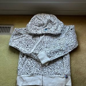 TNA White Hoodie with Lettering